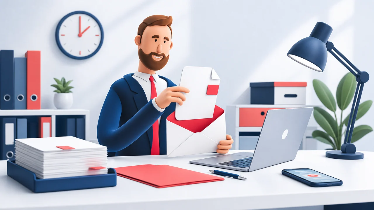Illustration de courrier certifié rapide : étapes et délais réels par Mail Certificate